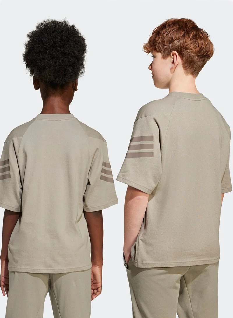 اديداس تيشيرت أيقونات المستقبل للشباب بثلاث خطوط